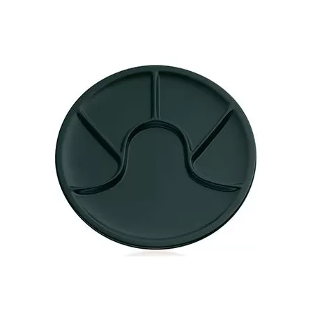 Piatto fonduta nero Cm. 26 - Kuchenprofi