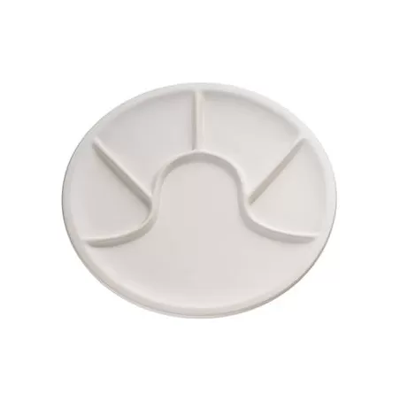 Piatto fonduta bianco Cm. 26 - Kuchenprofi