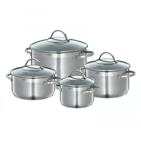 Set pentole "Siena" 4 pezzi Cm. 16-24 - Kuchenprofi