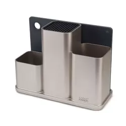 Counter store, Organizer acciaio per utensili da cucina con tagliere - Joseph Joseph