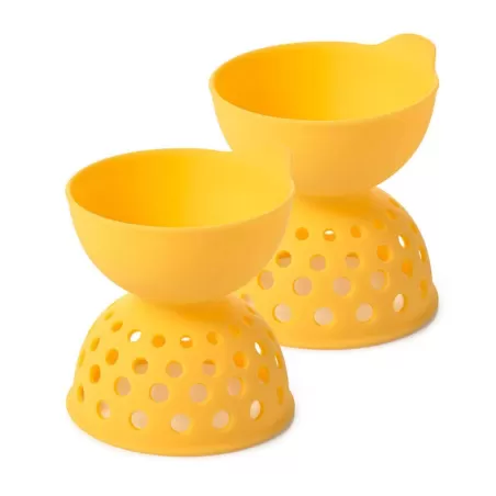Egg poacher, Set di 2 strumenti in silicone per cucinare facilmente le uova in camicia - Oxo