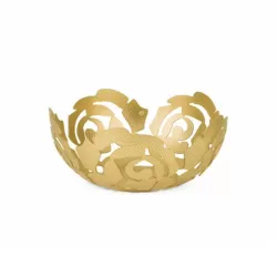 La Rosa, Fruttiera ottone - Alessi