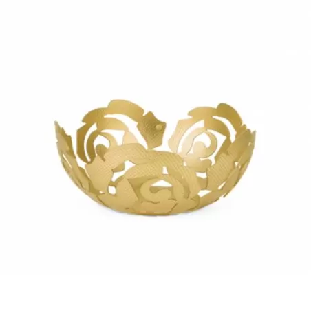 La Rosa, Fruttiera ottone - Alessi