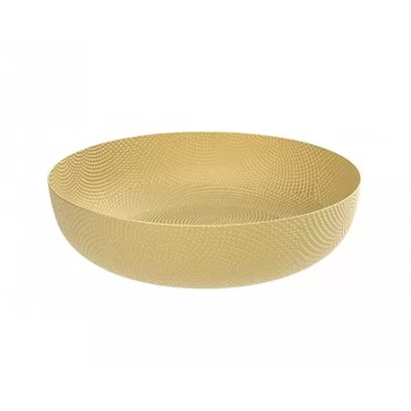 Cestino, Rotondo ottone - Alessi