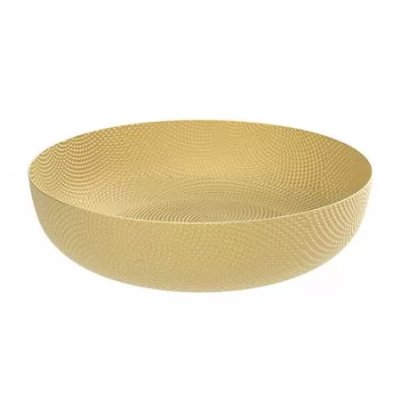 Cestino, Rotondo ottone - Alessi