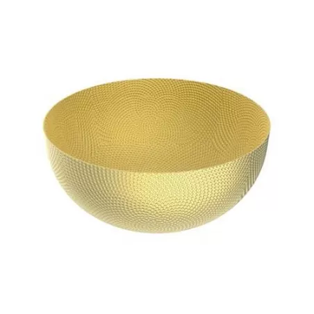 Uta, Cestino rotondo ottone - Alessi