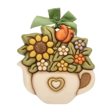 Formella grande mazzo di fiori - Thun