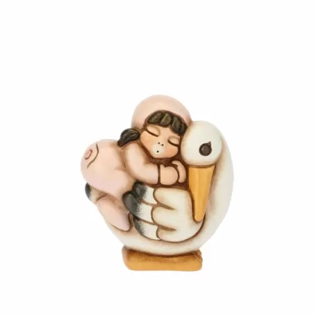 Bimba a cavallo della cicogna - Thun