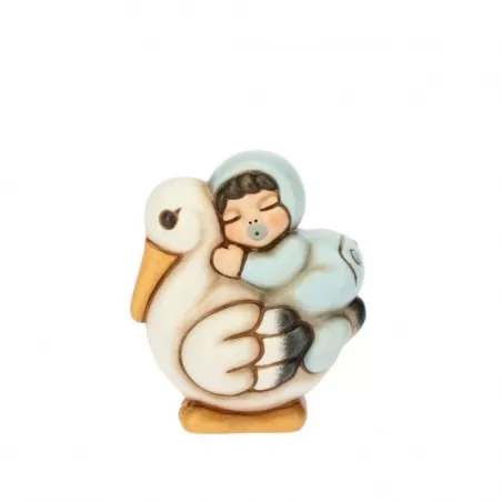 Bimbo a cavallo della cicogna - Thun