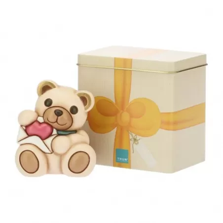 Teddy San Valentino Cm. 10 con latta - Thun