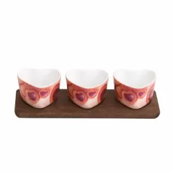 Set ciotoline cuore Amore - Thun