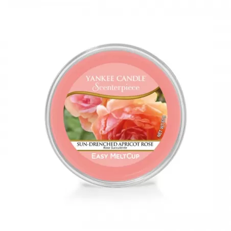 Sun-Drenched Apricot Rose, Ricarica MeltCup per profumatore elettrico Scenterpiece - Yankee Candle