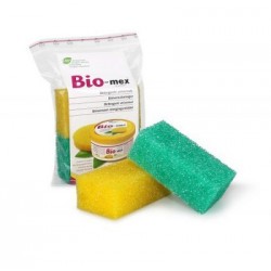 Bio-mex, Coppia spugne per pulire e lucidare - Wimex