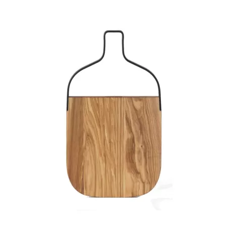 Mezzopieno, Tagliere piccolo (B) rettangolare in frassino olivato cm. 37X21X1,5 - Mopita