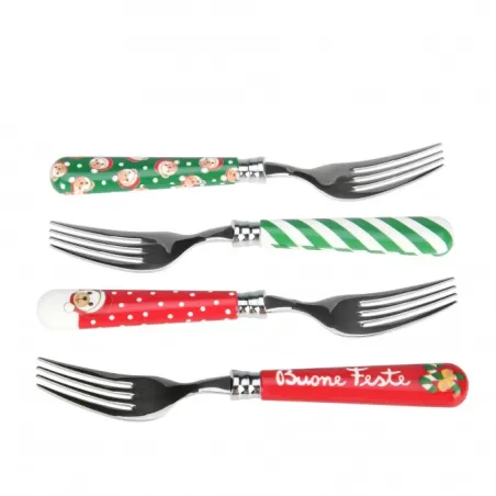 4 forchette per dolci Storie di Natale - Thun