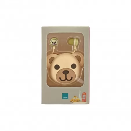 Cuffie con portacuffie Teddy on the road - Thun