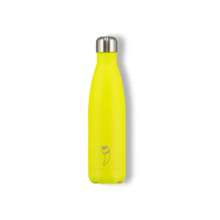 Bottiglia termica Ml. 500, Giallo neon - Chilly's