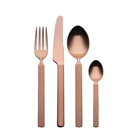 Dry, Servizio Posate 24 Pezzi Rame - Alessi