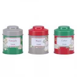 Confezione 3 candele in latta Dolce Natale - Thun