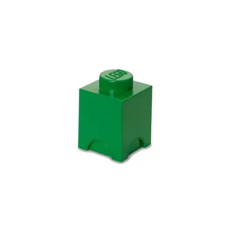 Contenitore Brick 1 bottone, Verde - Lego
