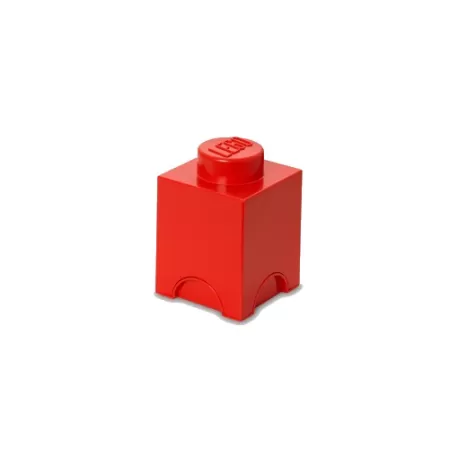 Contenitore Brick 1 bottone, Rosso - Lego