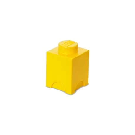Contenitore Brick 1 bottone, Giallo - Lego