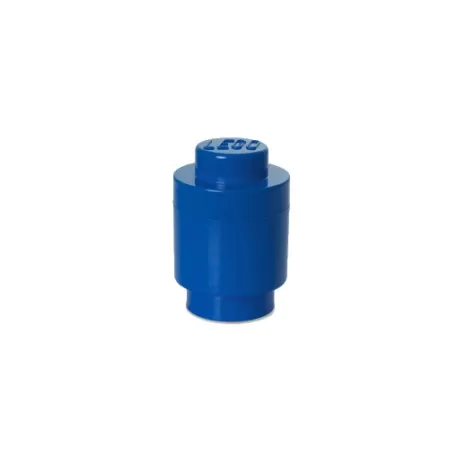 Contenitore Brick Round 1 bottone, Blu - Lego