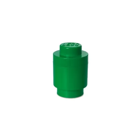 Contenitore Brick Round 1 bottone, Verde - Lego