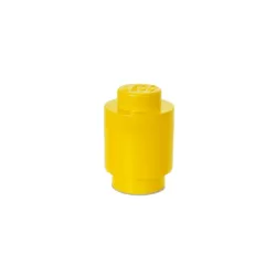 Contenitore Brick Round 1 bottone, Giallo - Lego