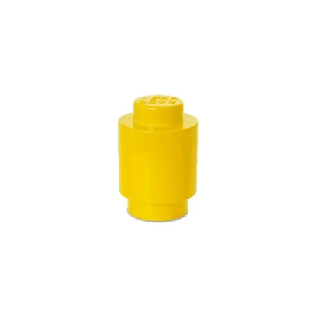 Contenitore Brick Round 1 bottone, Giallo - Lego