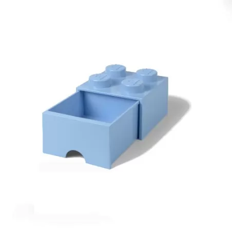 Contenitore Brick Drawer 4 bottoni, Azzurro - Lego