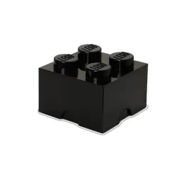 Contenitore Brick 4 bottoni, Nero - Lego