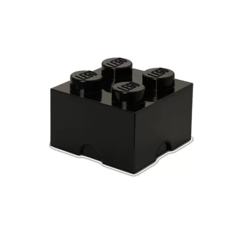 Contenitore Brick 4 bottoni, Nero - Lego