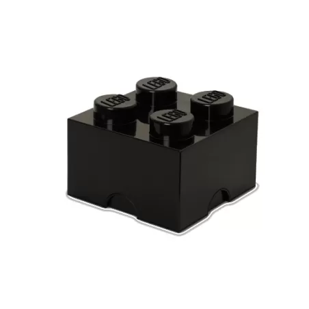 Contenitore Brick 4 bottoni, Nero - Lego