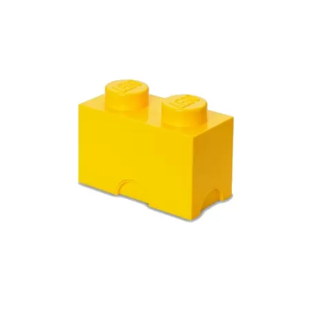Contenitore Brick 2 bottoni, Giallo - Lego