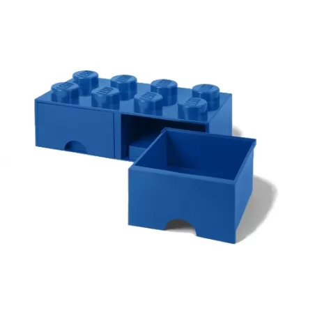 Contenitore Brick Drawer 8 bottoni, Blu - Lego