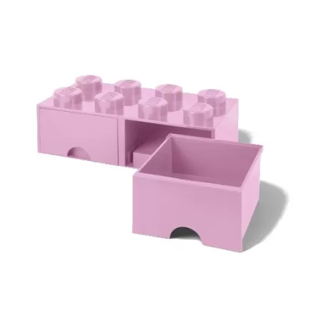 Contenitore Brick Drawer 8 bottoni, Rosa - Lego