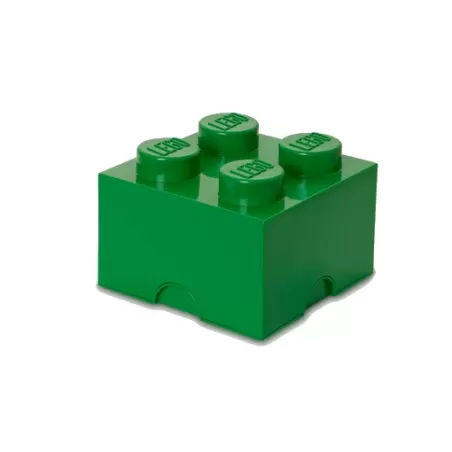 Contenitore Brick 4 bottoni, Verde - Lego