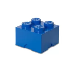 Contenitore Brick 4 bottoni, Blu - Lego
