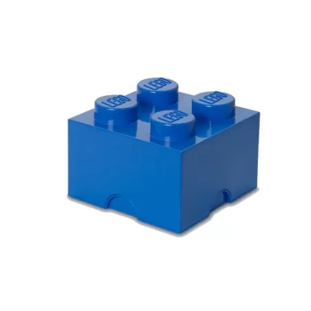 Contenitore Brick 4 bottoni, Blu - Lego