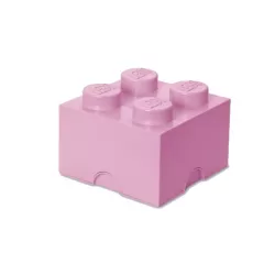 Contenitore Brick 4 bottoni, Rosa - Lego