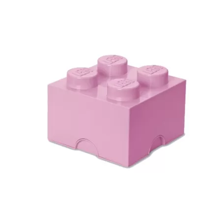 Contenitore Brick 4 bottoni, Rosa - Lego