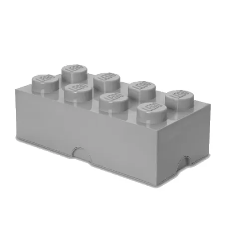 Contenitore Brick 8 bottoni, Grigio - Lego