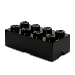 Contenitore Brick 8 bottoni, Nero - Lego