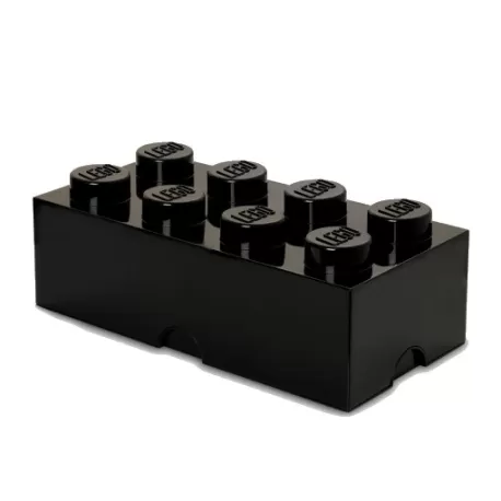 Contenitore Brick 8 bottoni, Nero - Lego