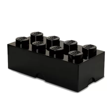 Contenitore Brick 8 bottoni, Nero - Lego