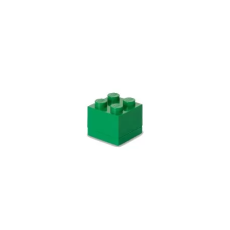 Contenitore Mini Box 4 bottoni, Verde - Lego