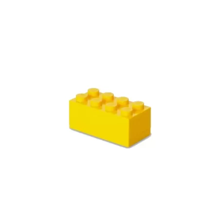 Contenitore Mini Box 8 bottoni, Giallo - Lego