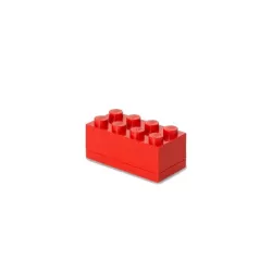 Contenitore Mini Box 8 bottoni, Rosso - Lego