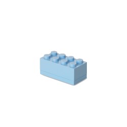 Contenitore Mini Box 8 bottoni, Azzurro - Lego